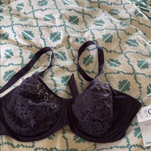 Chantelle BNWT Dark Purple Lace Norah underwire Bra. Super supportive, and sexy!